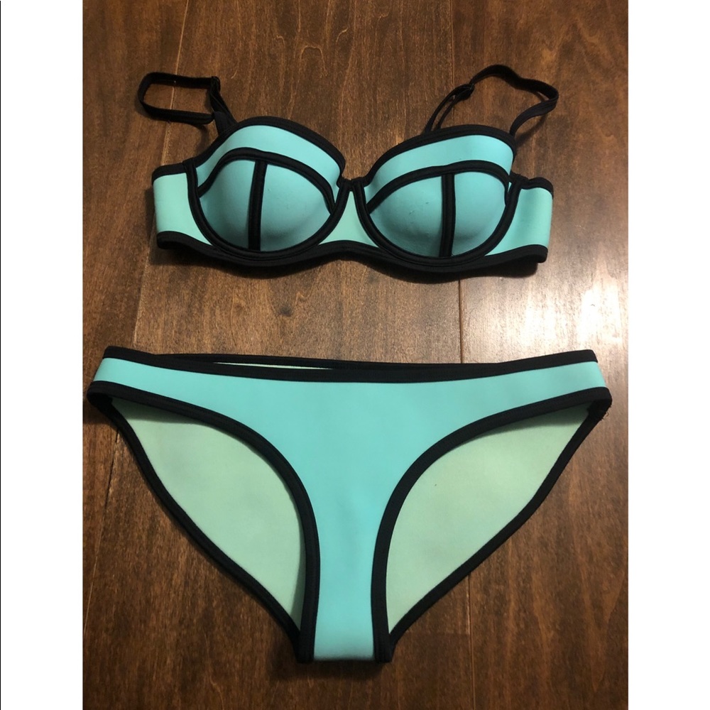 Blue Triangl Bikini